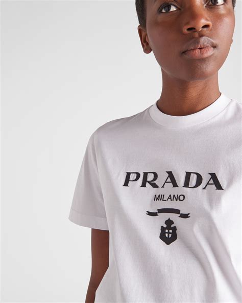 prada blue and white striped shirt|prada white t shirt men.